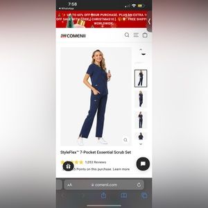 Scrubs set top and bottom! Size medium